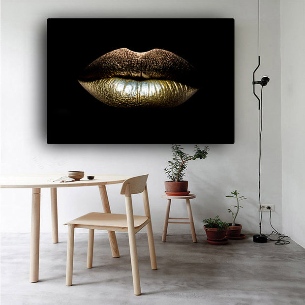 Wall Art Canvas Black And Gold