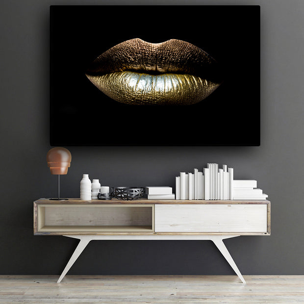 Wall Art Canvas Black And Gold